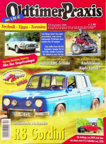 Deckblatt Oldtimer Praxis (12/2006)